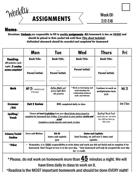 Science/Social Studies