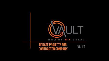 This presentation document has been prepared by Vault Intelligence Limited (“Vault) and is intended for off line demonstration, presentation and educational.