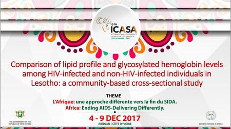 Comparison of lipid profile and glycosylated hemoglobin levels among HIV-infected and non-HIV-infected individuals in Lesotho: a community-based cross-sectional.