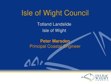 Totland Landslide Isle of Wight