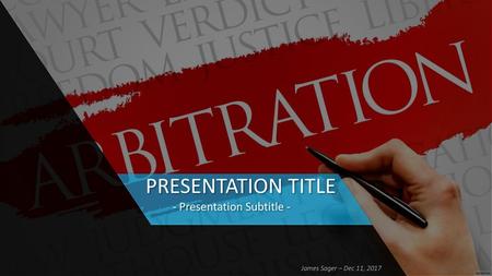 - Presentation Subtitle -