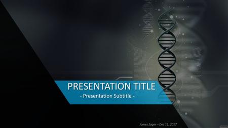 - Presentation Subtitle -