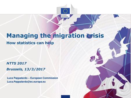 Managing the migration crisis How statistics can help