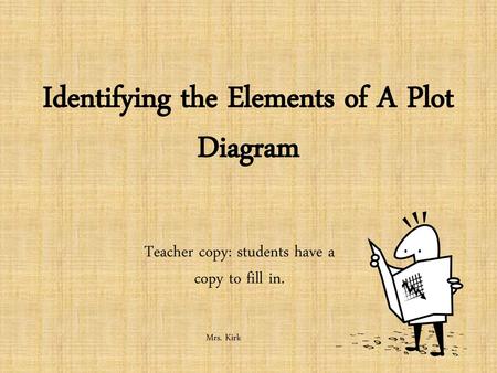 Identifying the Elements of A Plot Diagram