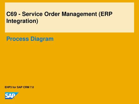 C69 - Service Order Management (ERP Integration)