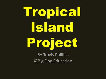 Tropical Island Project