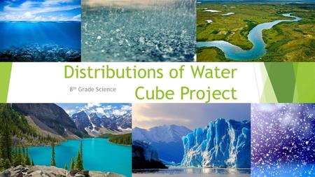 Distributions of Water Cube Project