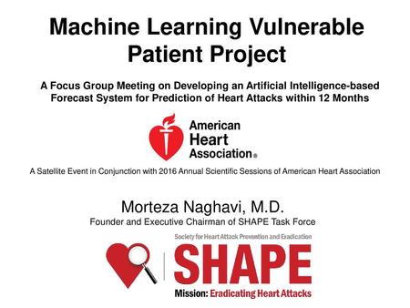 Machine Learning Vulnerable Patient Project