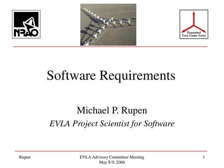 Software Requirements