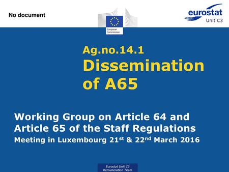 Ag.no.14.1 Dissemination of A65