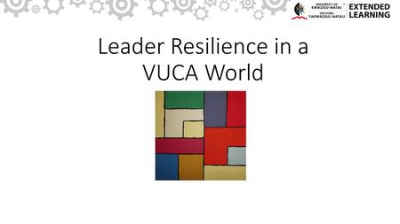 Leader Resilience in a VUCA World