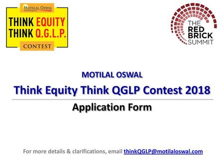 Think Equity Think QGLP Contest 2018