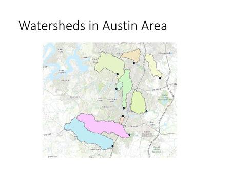 Watersheds in Austin Area