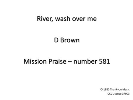 Mission Praise – number 581