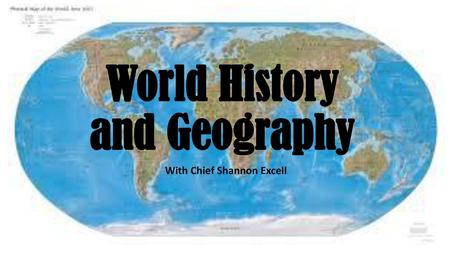 World History and Geography