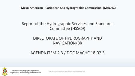 Meso-American - Caribbean Sea Hydrographic Commission (MACHC)