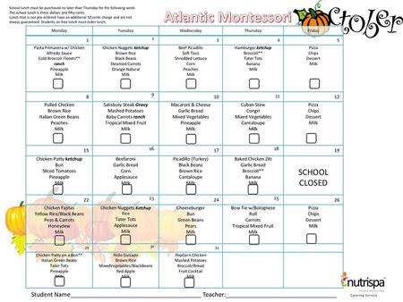 Atlantic Montessori SCHOOL CLOSED