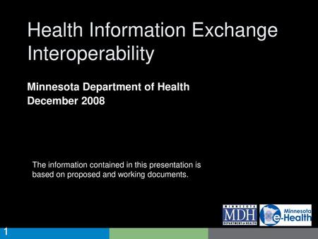 Health Information Exchange Interoperability