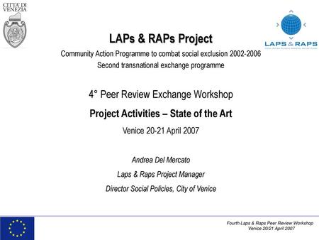 Project Activities – State of the Art