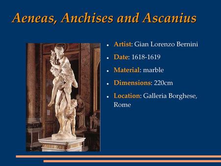 Aeneas, Anchises and Ascanius