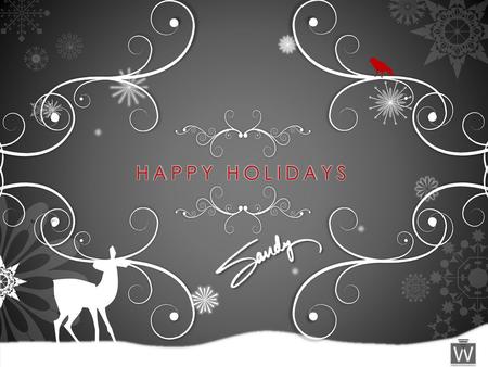 Happy holidays This template has been created in Microsoft Office 2010. To replace the sentiment here follow these instructions: The sentiment can be customized.