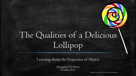 The Qualities of a Delicious Lollipop