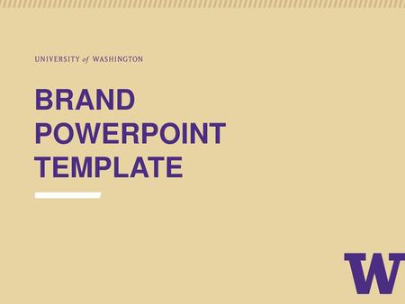 BRAND POWERPOINT TEMPLATE