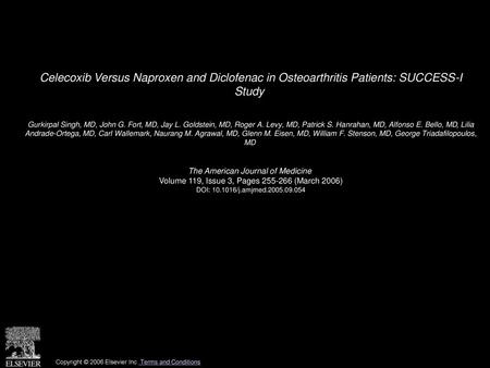 Gurkirpal Singh, MD, John G. Fort, MD, Jay L. Goldstein, MD, Roger A