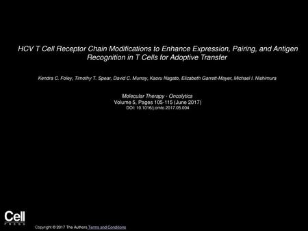 Molecular Therapy - Oncolytics