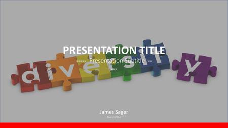 ----- Presentation Subtitle -----