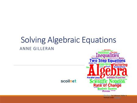 Solving Algebraic Equations