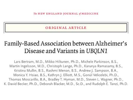 Bertram et al. (2005) , NEJM, 352: Bertram et al. (2005) , NEJM, 352: