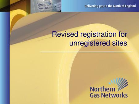 Revised registration for unregistered sites