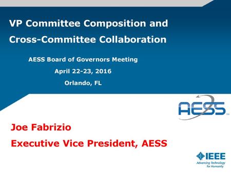 VP Committee Composition and Cross-Committee Collaboration