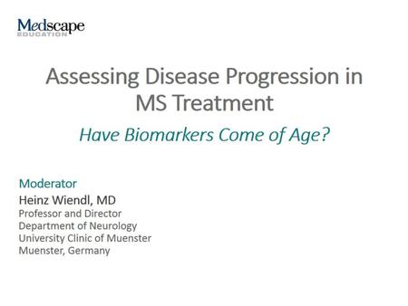 Assessing Disease Progression in MS Treatment