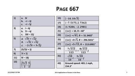 10.6: Applications of Vectors in the Plane