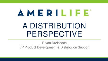 A Distribution perspective