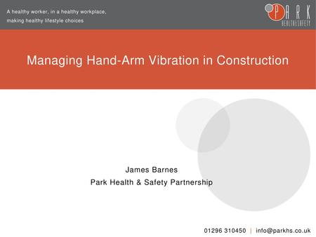 Managing Hand-Arm Vibration in Construction