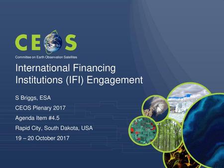 International Financing Institutions (IFI) Engagement