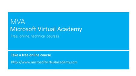 Microsoft Virtual Academy