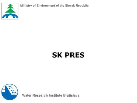 SK PRES Water Research Institute Bratislava