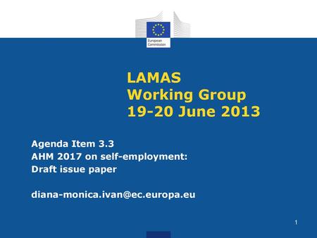 LAMAS Working Group June 2013