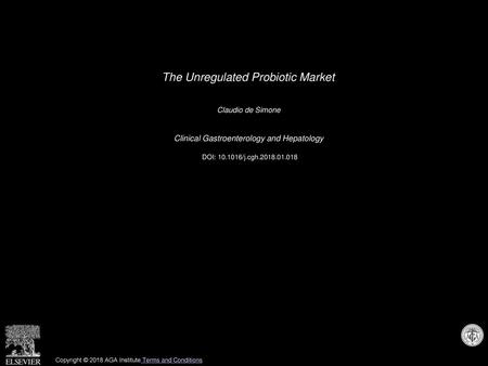 The Unregulated Probiotic Market