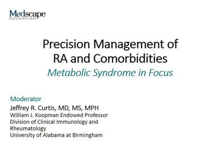 Precision Management of RA and Comorbidities