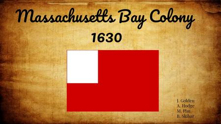 Massachusetts Bay Colony