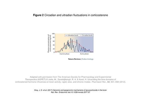 Figure 2 Circadian and ultradian fluctuations in corticosterone