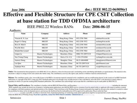 IEEE P Wireless RANs Date: