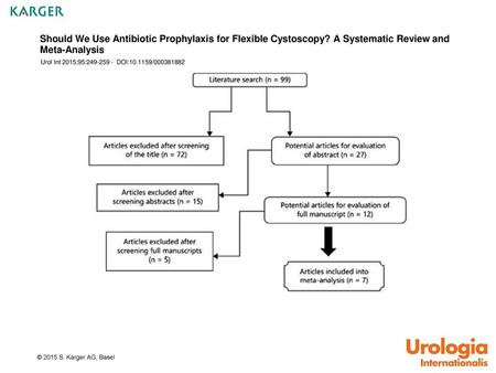 Should We Use Antibiotic Prophylaxis for Flexible Cystoscopy