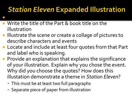 Station Eleven Expanded Illustration