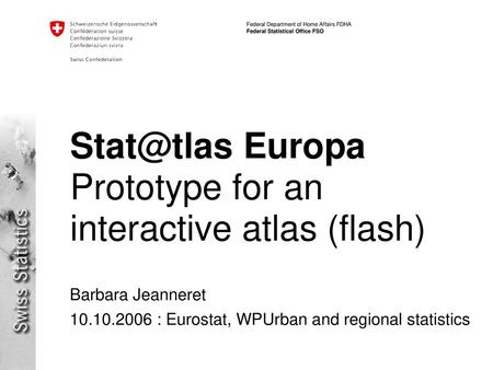 Europa Prototype for an interactive atlas (flash)